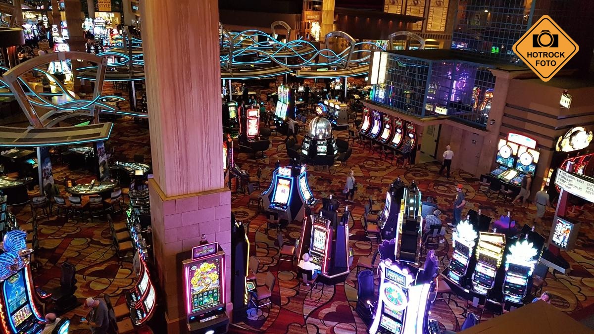 Casino v hotelu New York v Las Vegas