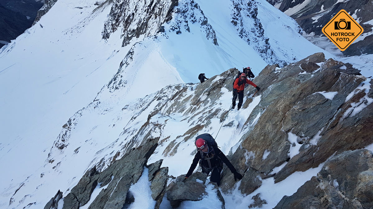 Výstup na nejvyšší horu Evropy Mont Blanc z Itálie