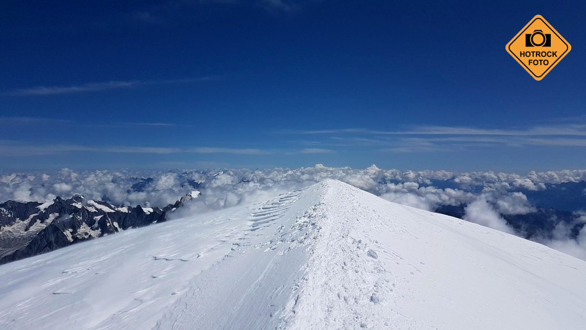 Přechod nejvyšší hory Evropy Mont Blanc