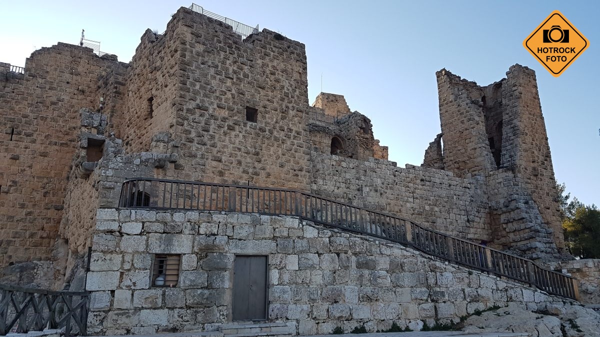 Muslimský hrad Ajloun ze 12. století