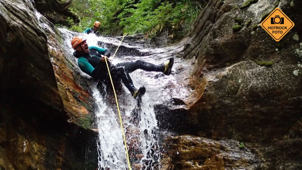 Adrenalinový zážitek – canyoning.