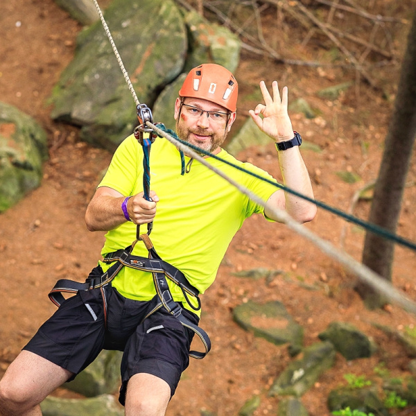 Zipline - lanová dráha